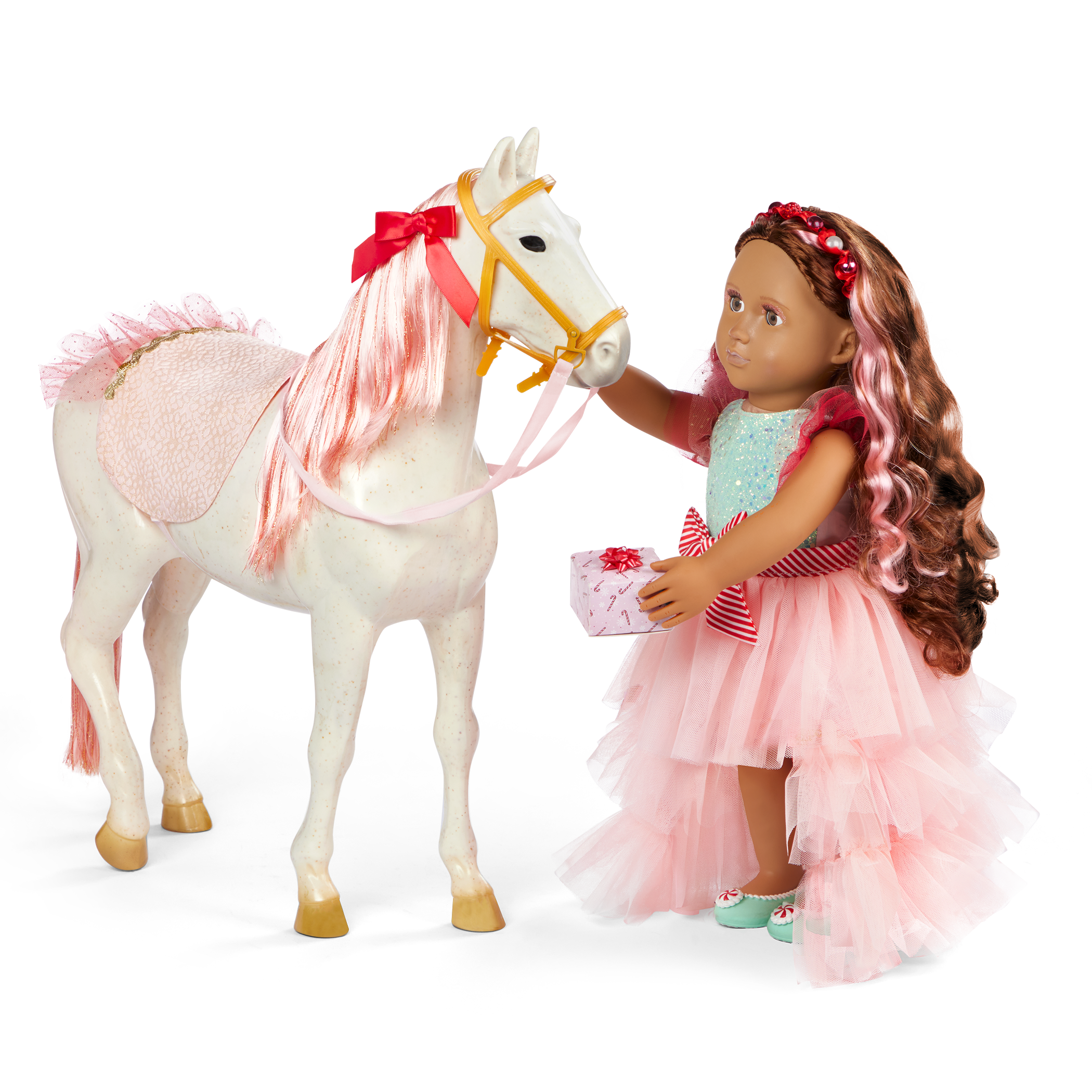 Our Generation 20-inch Holiday Horse Toy Glisten
