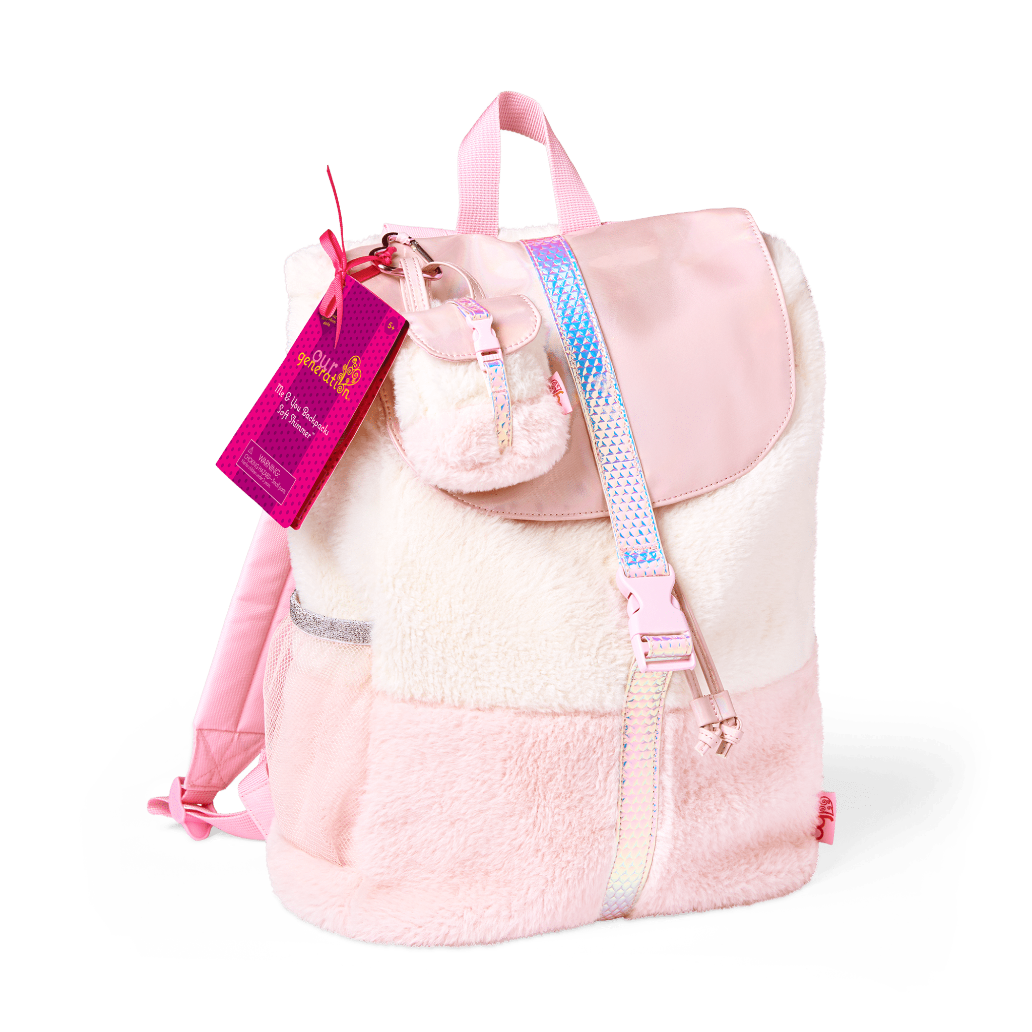 Our Generation Me & You Backpacks Soft Shimmer for Kids & 18-inch Dolls