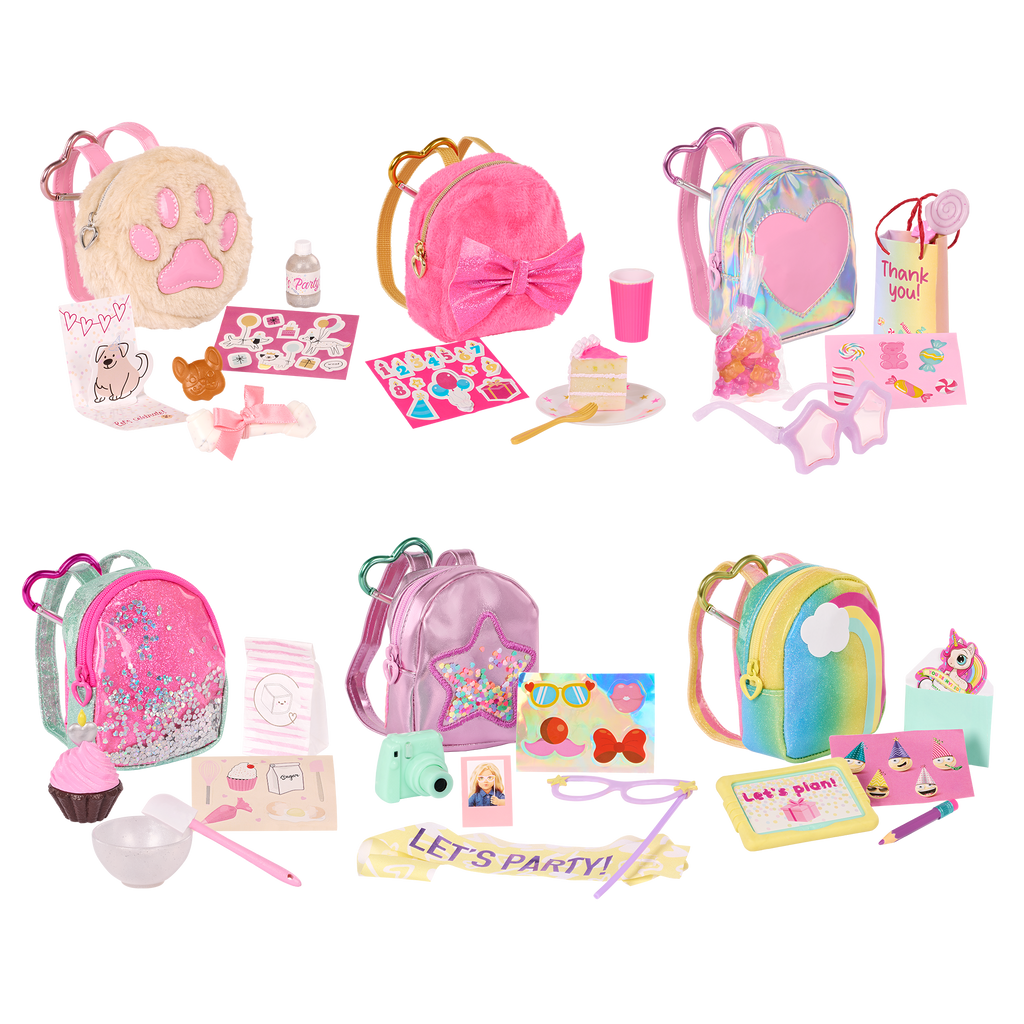 Our Generation Surprise Backpacks for 18-inch Dolls