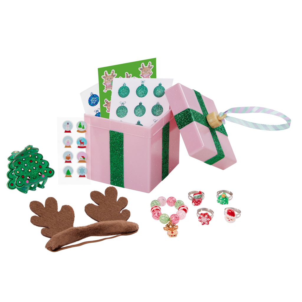 Our Generation Surprise Decorations Holiday Gift Box Series for 18-inch Dolls