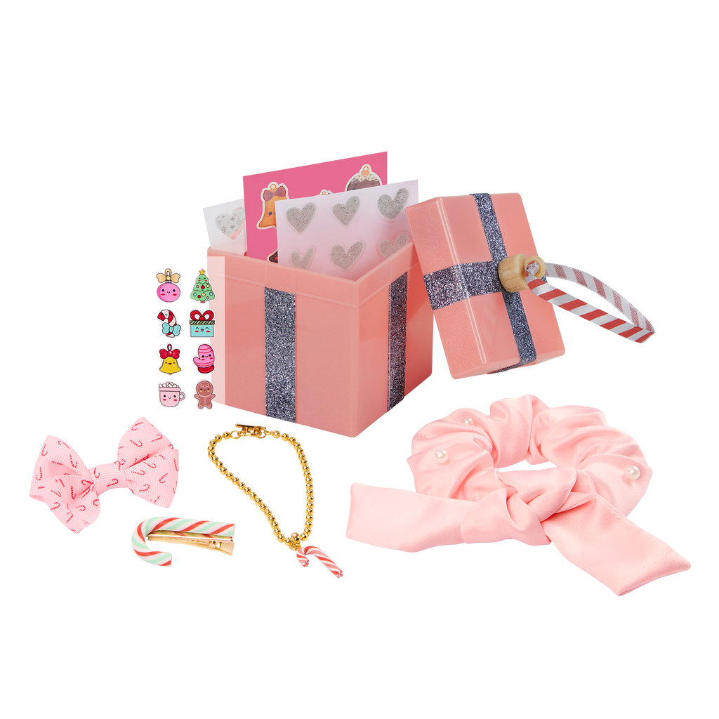 Our Generation Surprise Decorations Holiday Gift Box Series for 18-inch Dolls