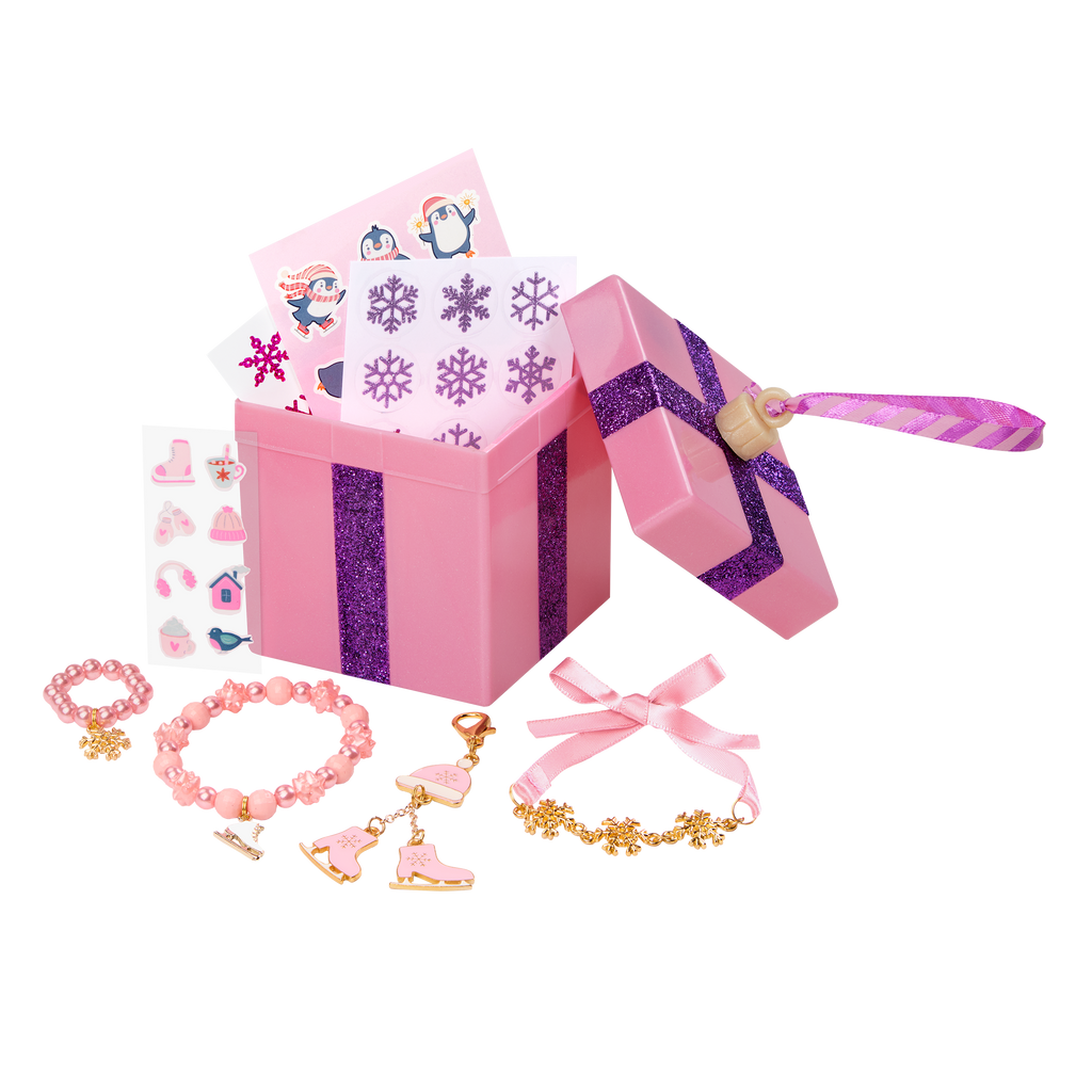 Our Generation Surprise Decorations Holiday Gift Box Series for 18-inch Dolls