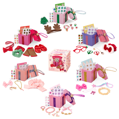 Our Generation Surprise Decorations Holiday Gift Box Series for 18-inch Dolls