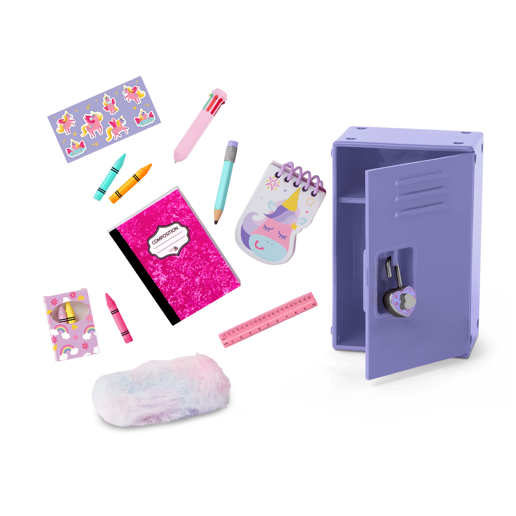 Our Generation Surprise Lockers School Series 18-inch Doll Accessories
