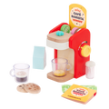Colorful coffee maker playset.