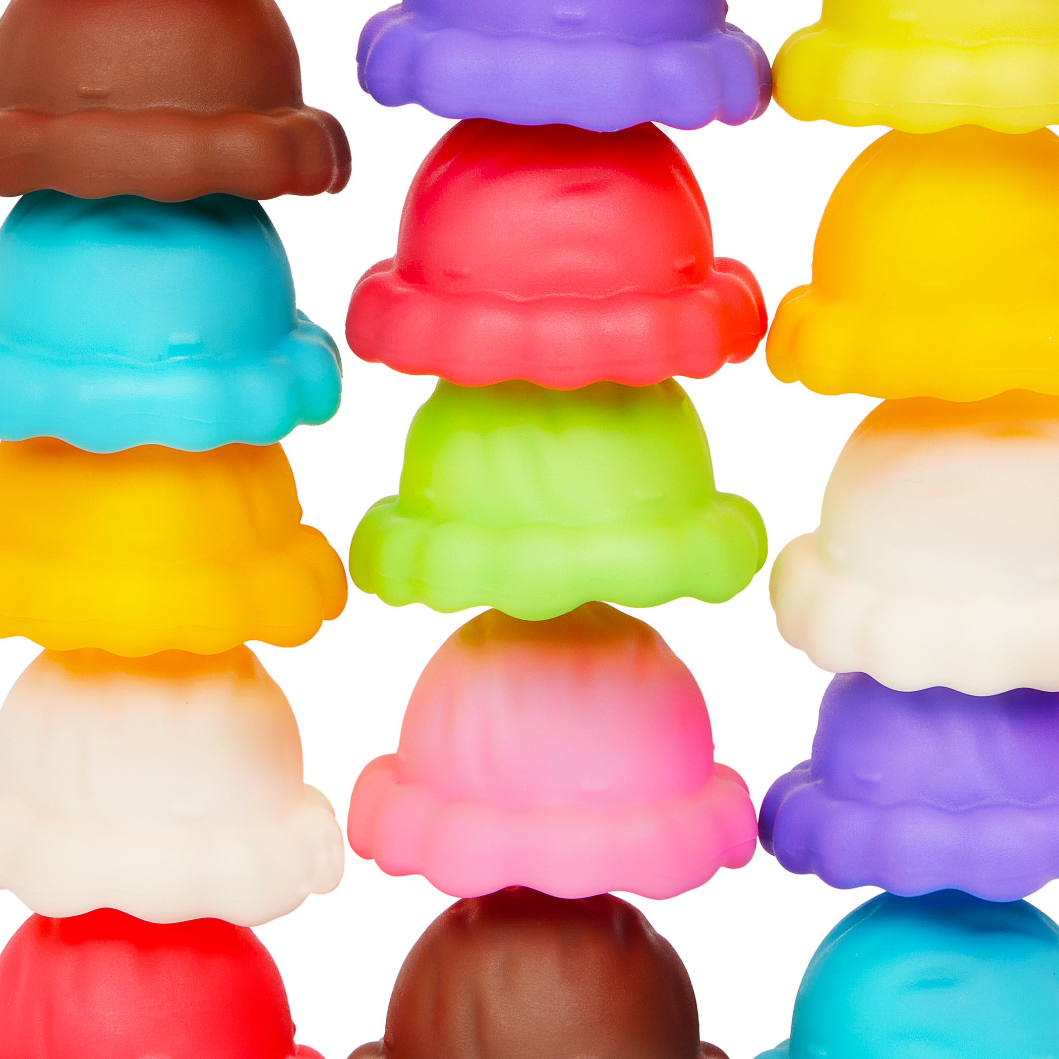 Ice cream counter playset with play scooper, play money, and educational accessories.