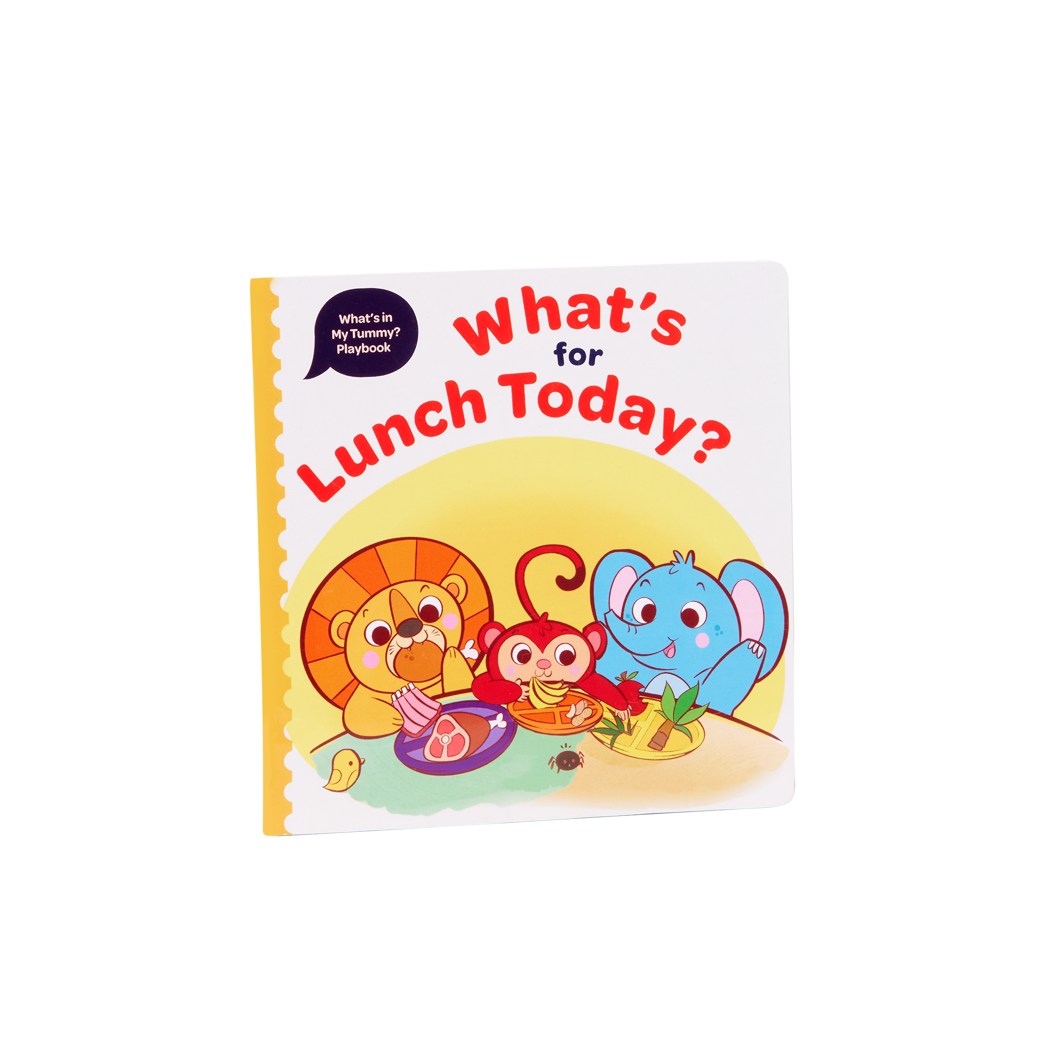 Booklet and basic skills board with animal illustrations and fasteners.