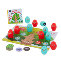 Bird sound shaker playset with booklet, tree puzzle, and matching discs.