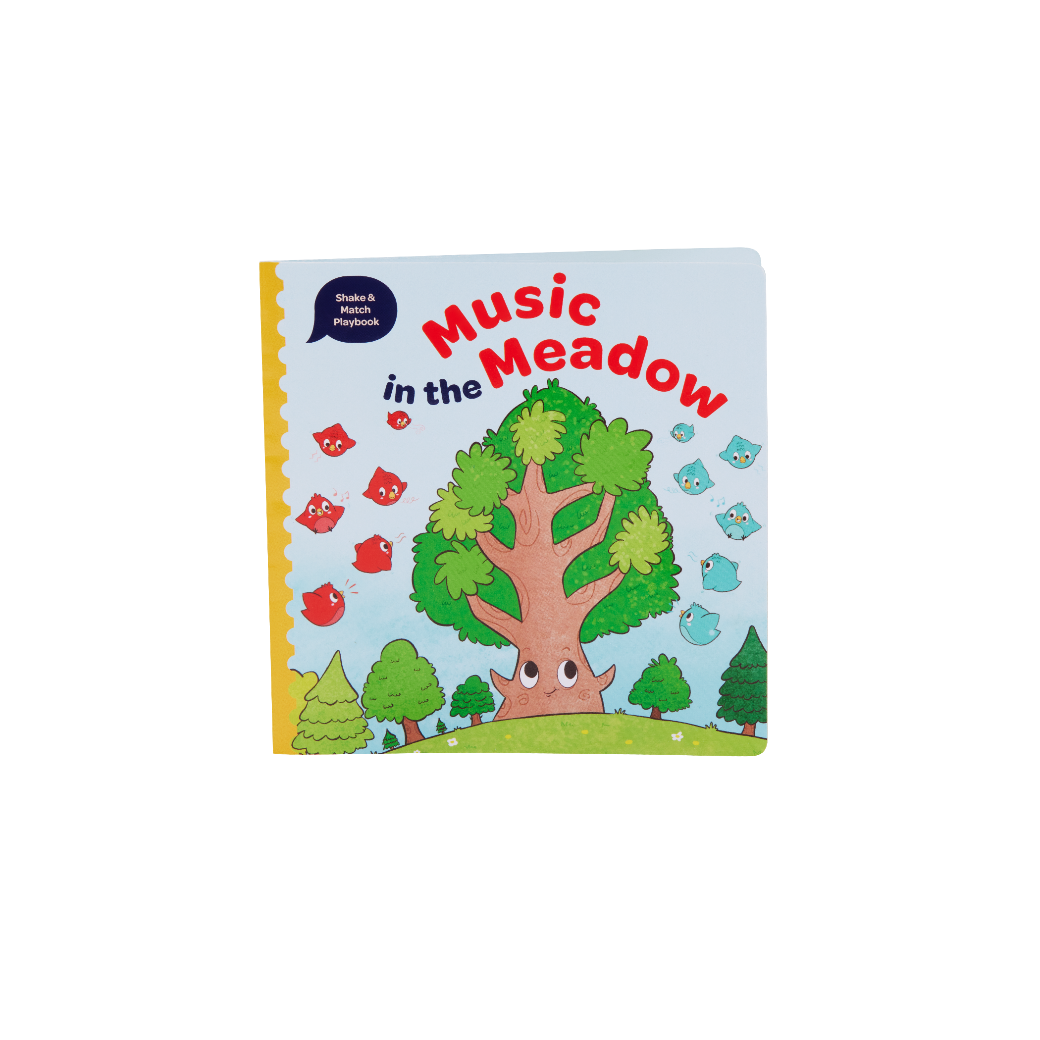 Bird sound shaker playset with booklet, tree puzzle, and matching discs.