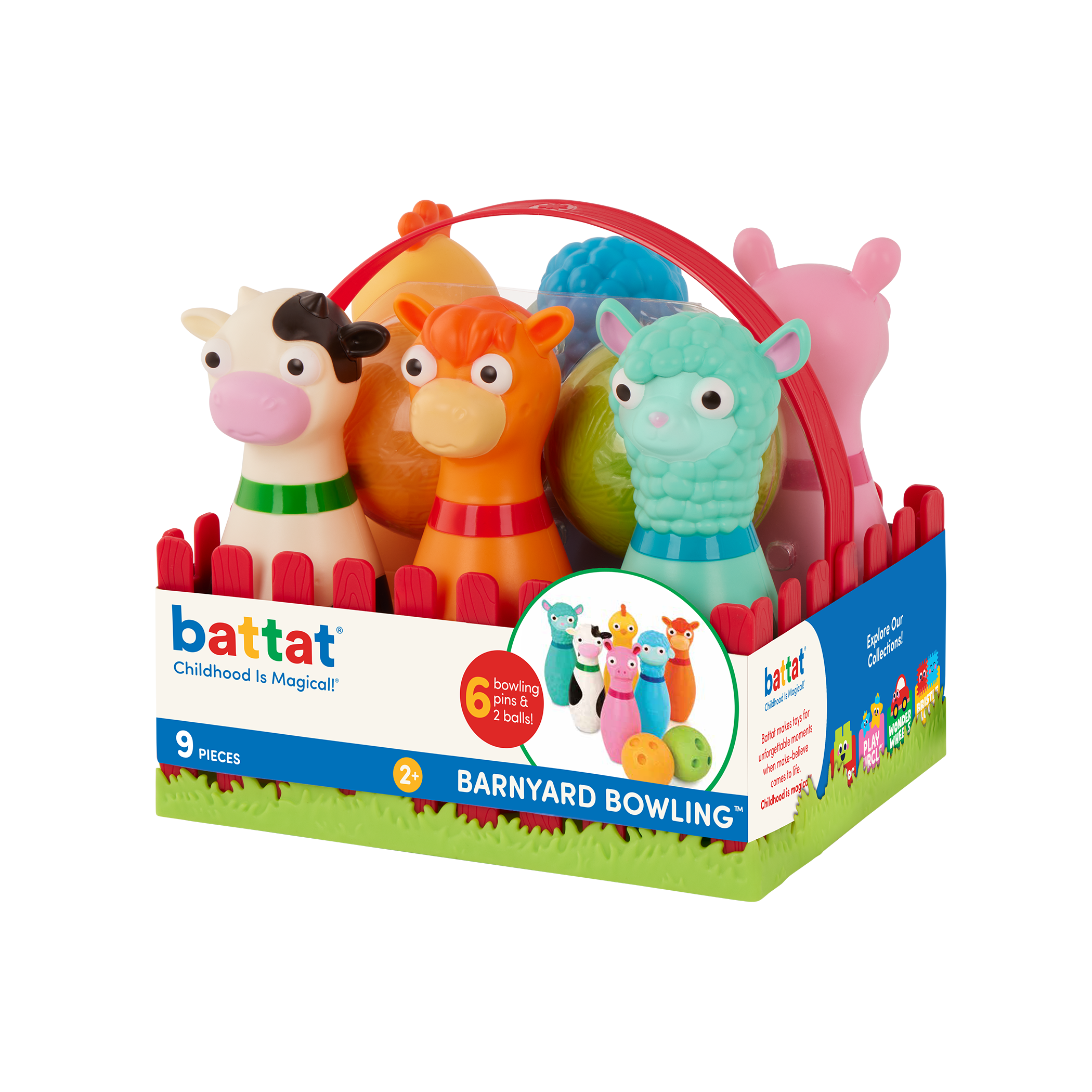 Barnyard Bowling Set with Carrier
