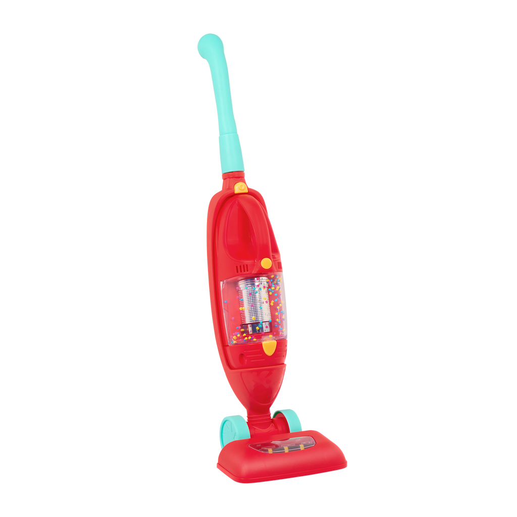 Toy vacuum cleaner with removable handheld unit