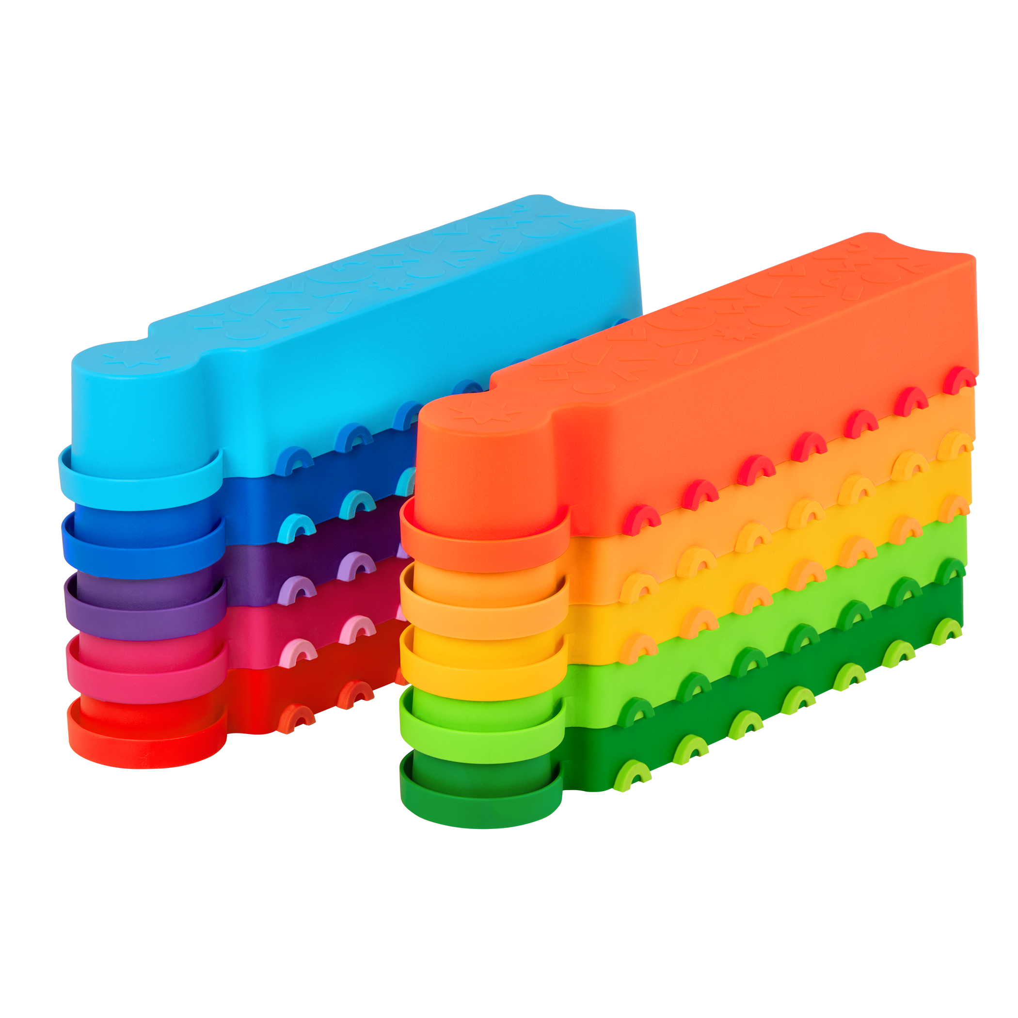 Balance Beams in zigzag pattern