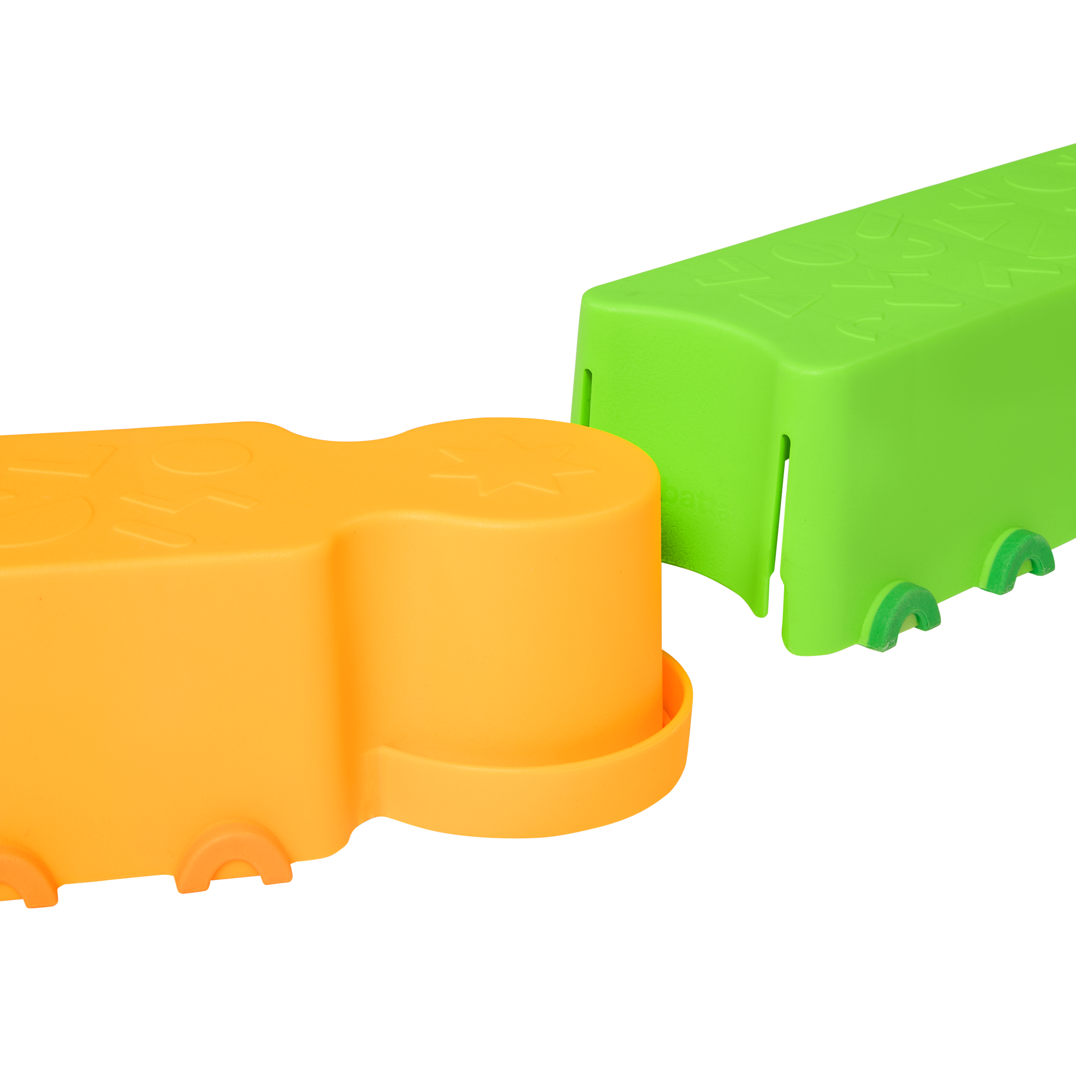 Balance Beams in zigzag pattern