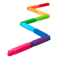 Balance Beams in zigzag pattern