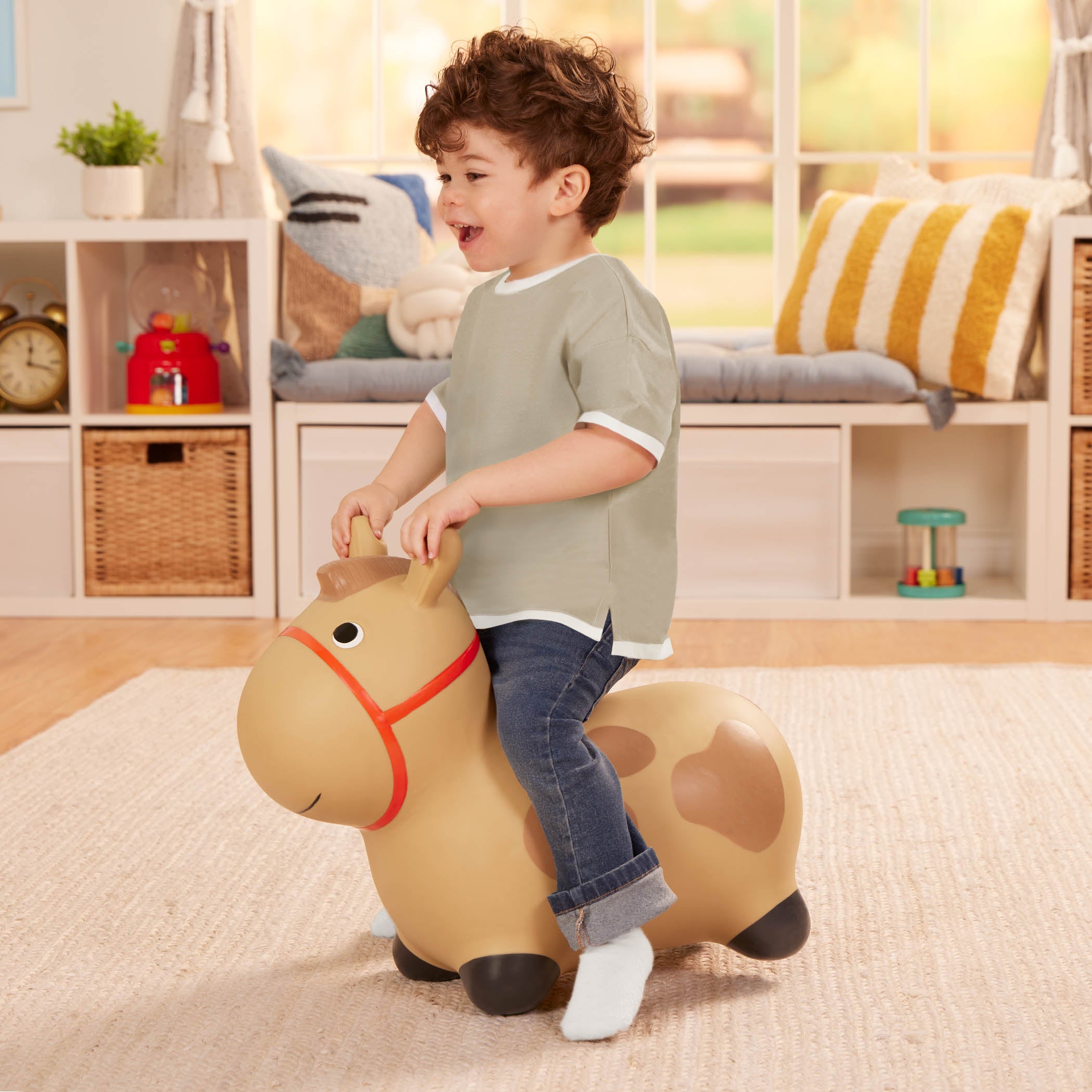 Blow up Ride On Pony with pump