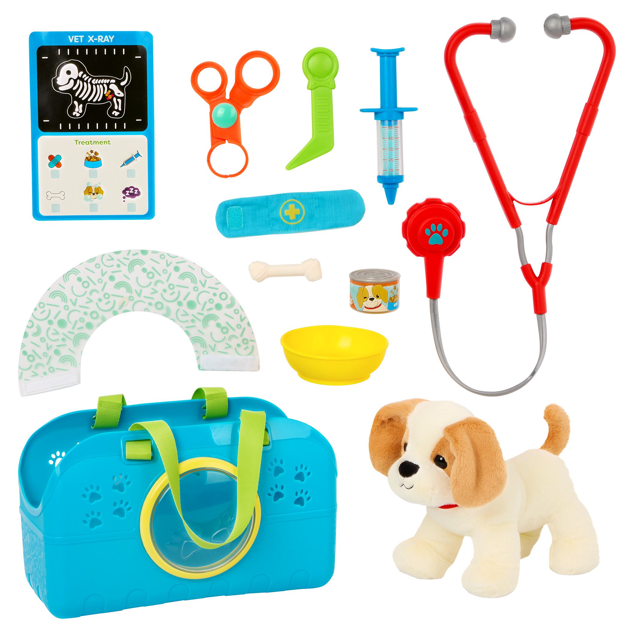 Puppy Vet Clinic Playset with Carrier