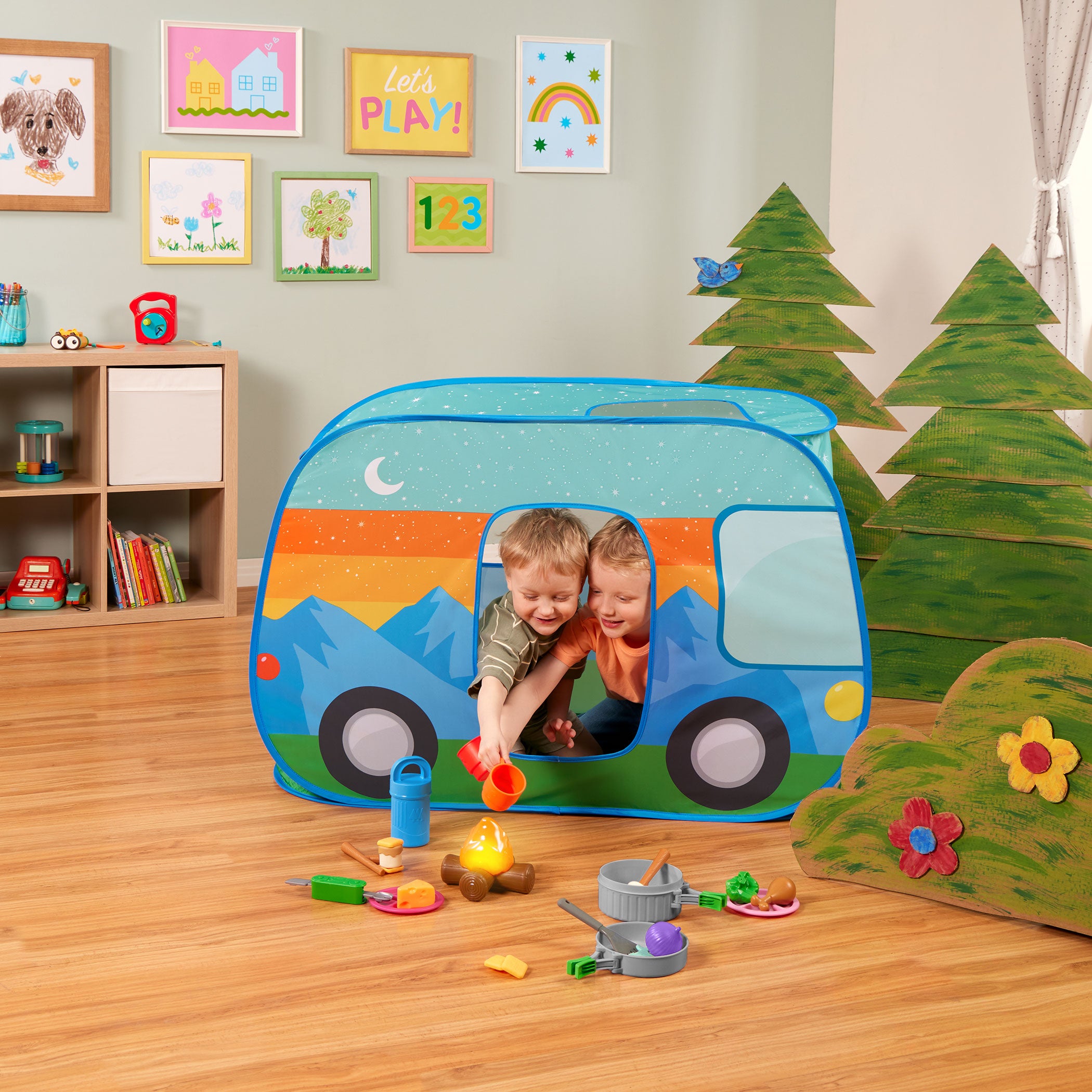 Pop Up Camper Tent with accessories