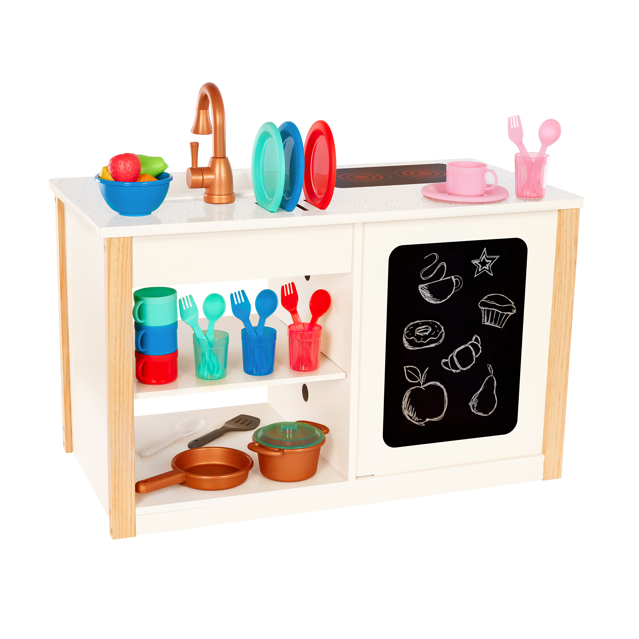 Pretend kitchen set