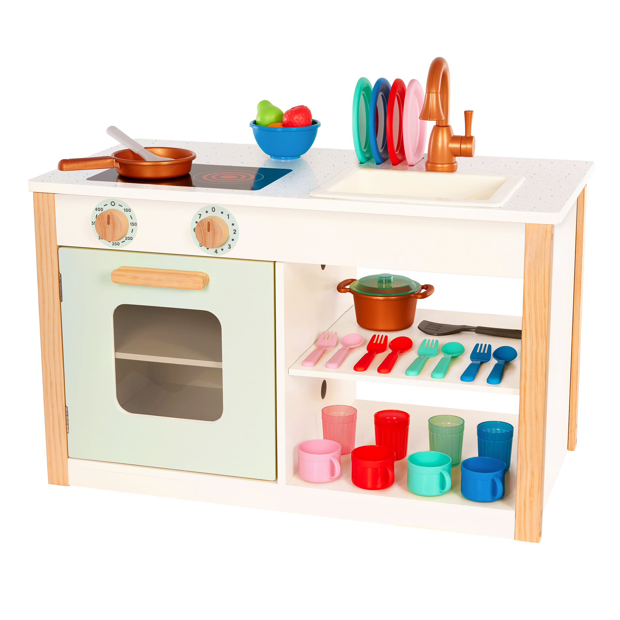 Pretend kitchen set