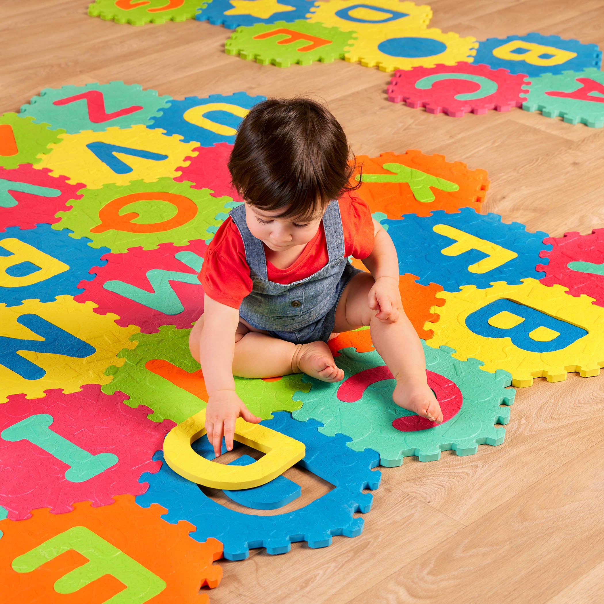 Honeycomb ABCs foam play mat