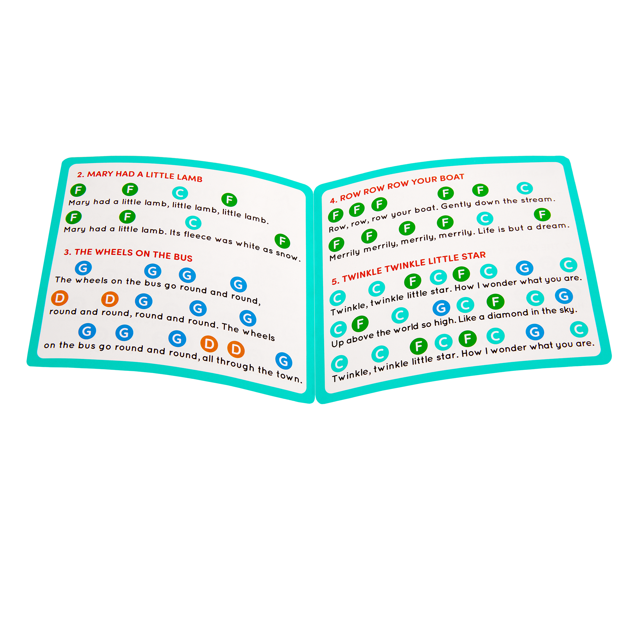 Toy Guitar and song book