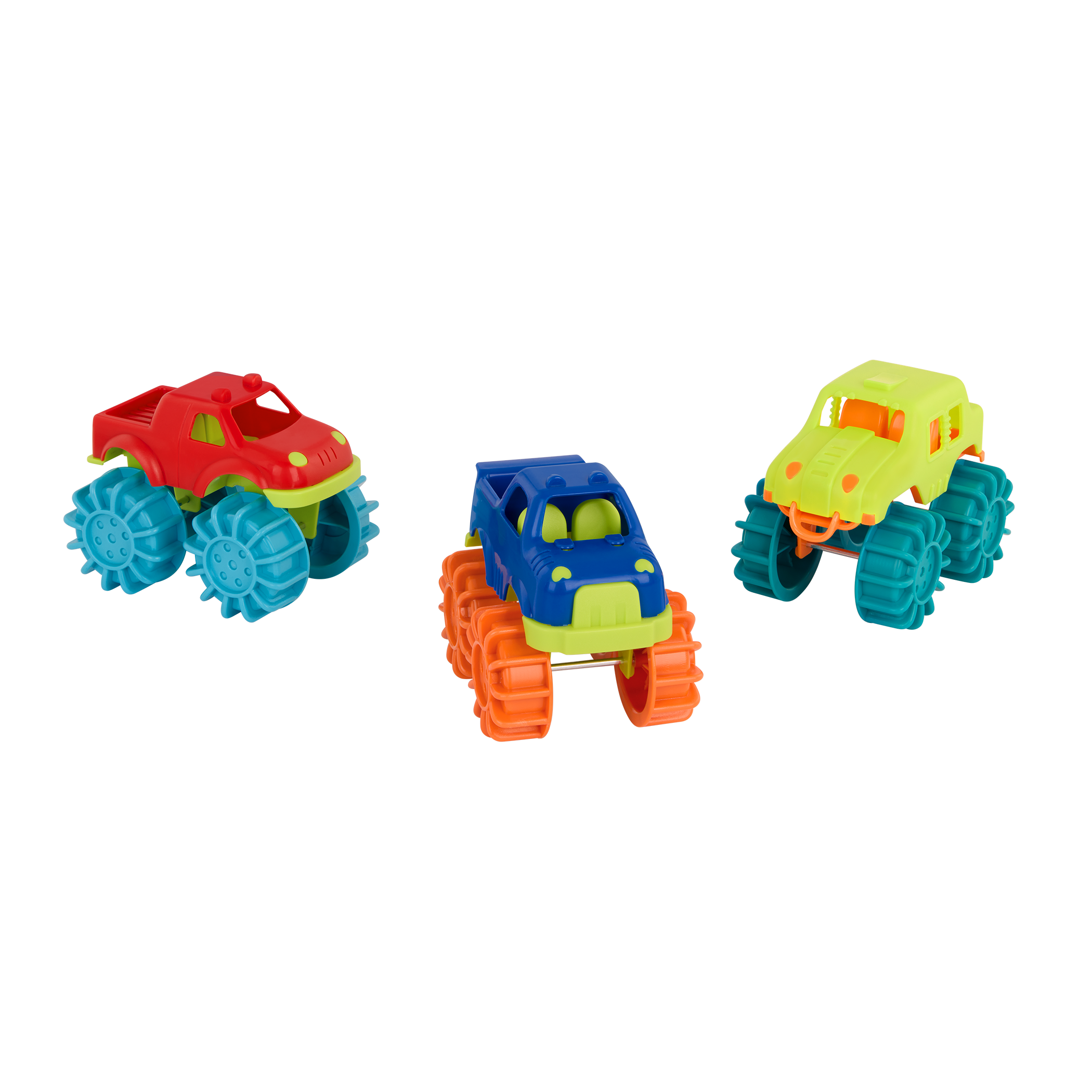 6 Mini Monster Trucks