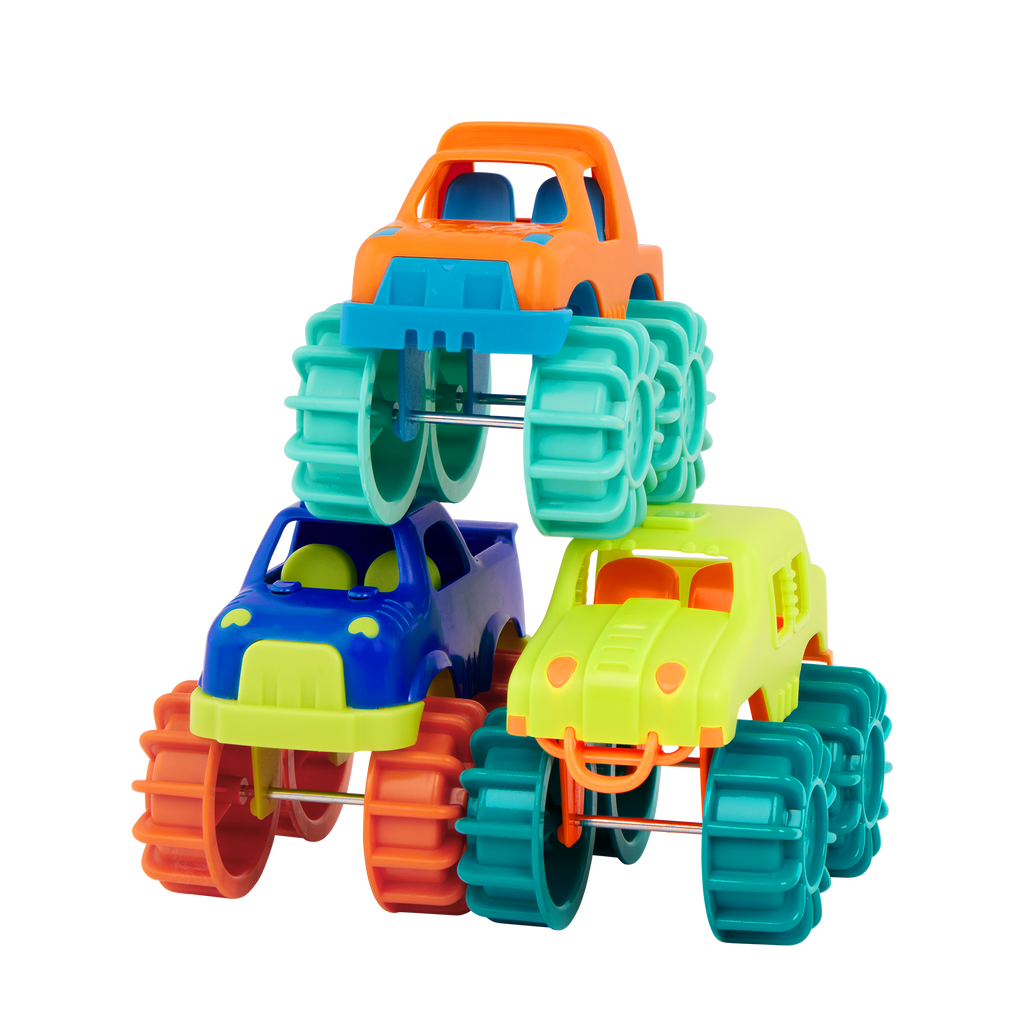 6 Mini Monster Trucks