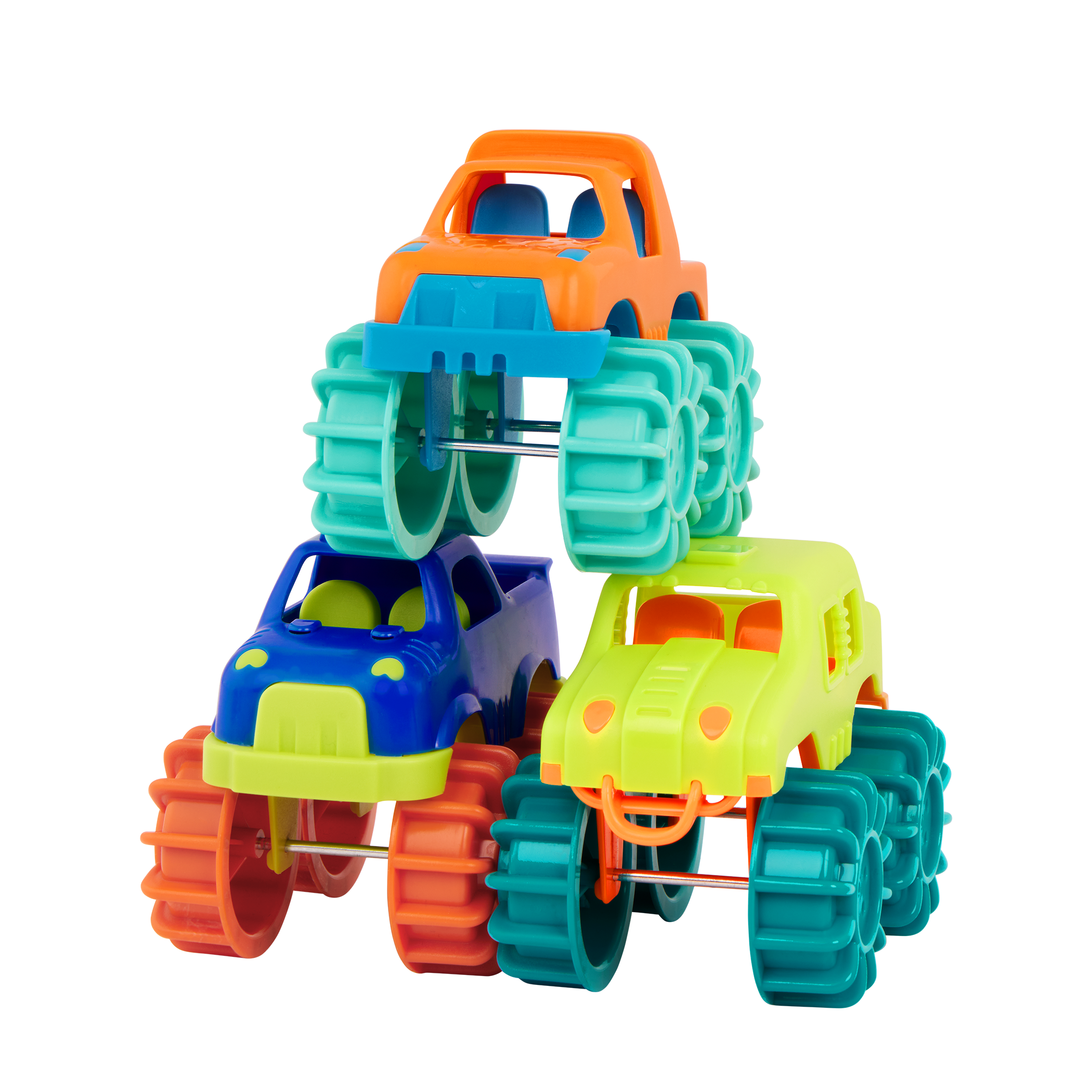 6 Mini Monster Trucks