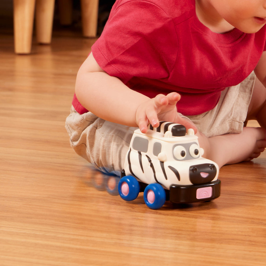 Crocodile Zebra and Hippo Pull Back Cars