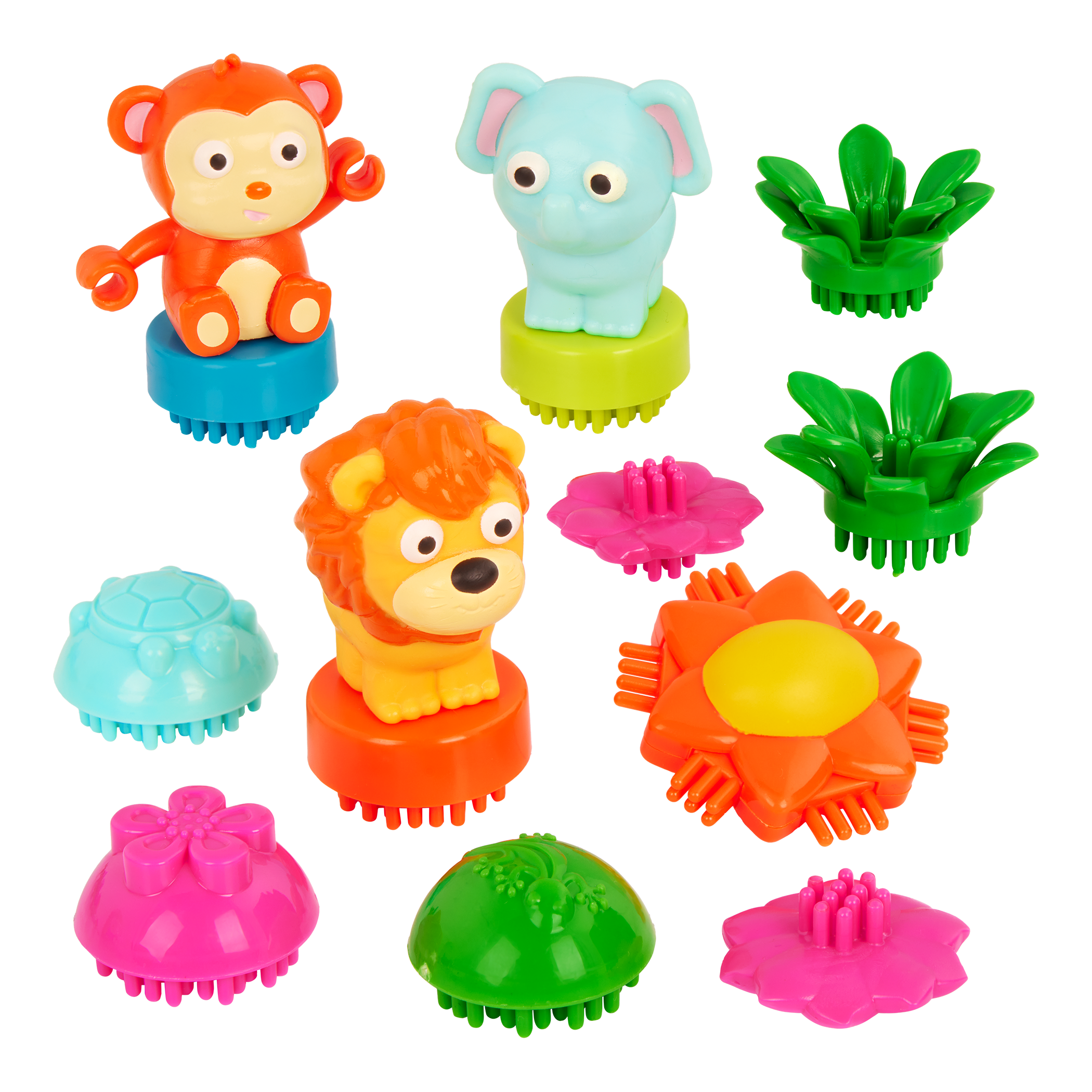 Building Block pieces with storage bucket