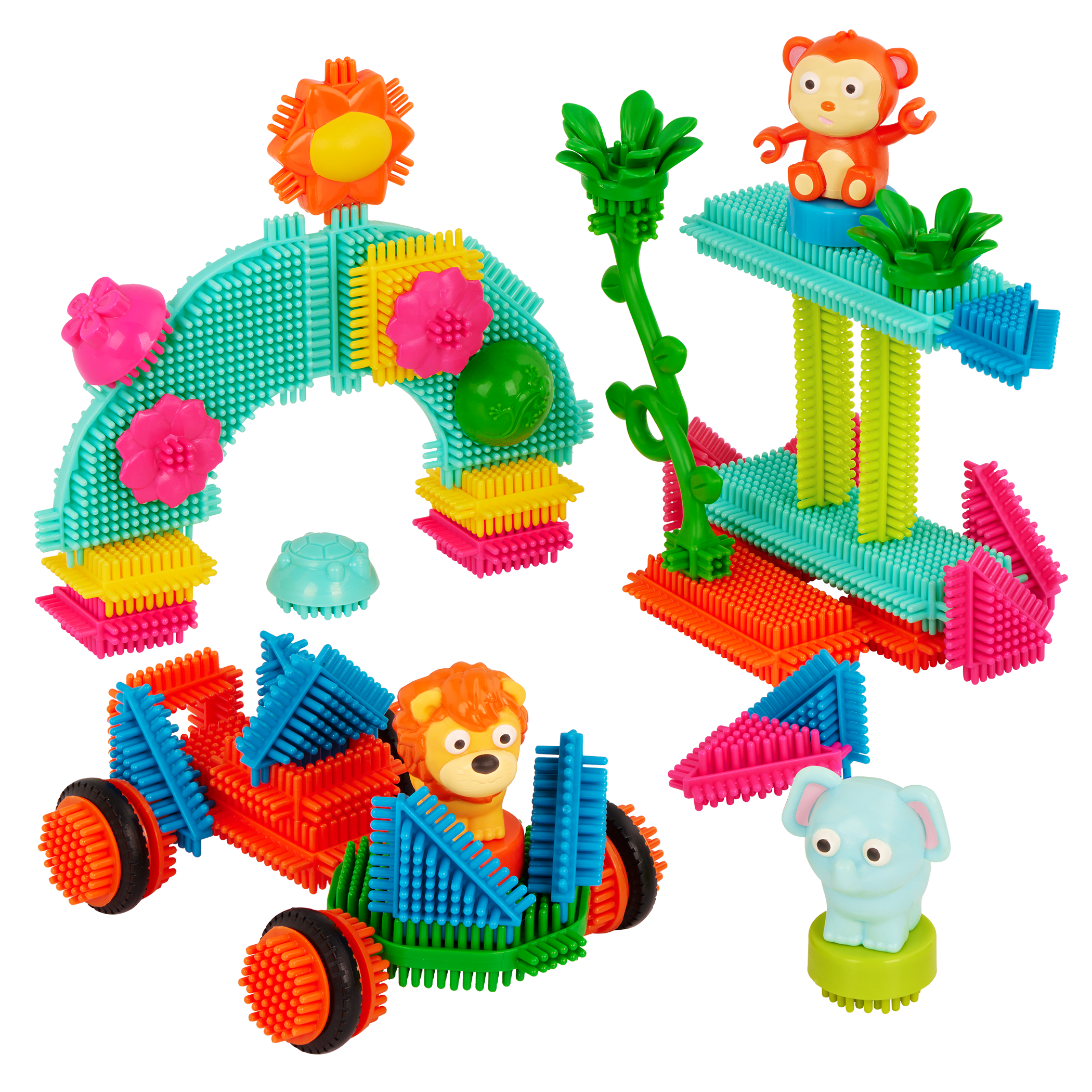 Building Block pieces with storage bucket