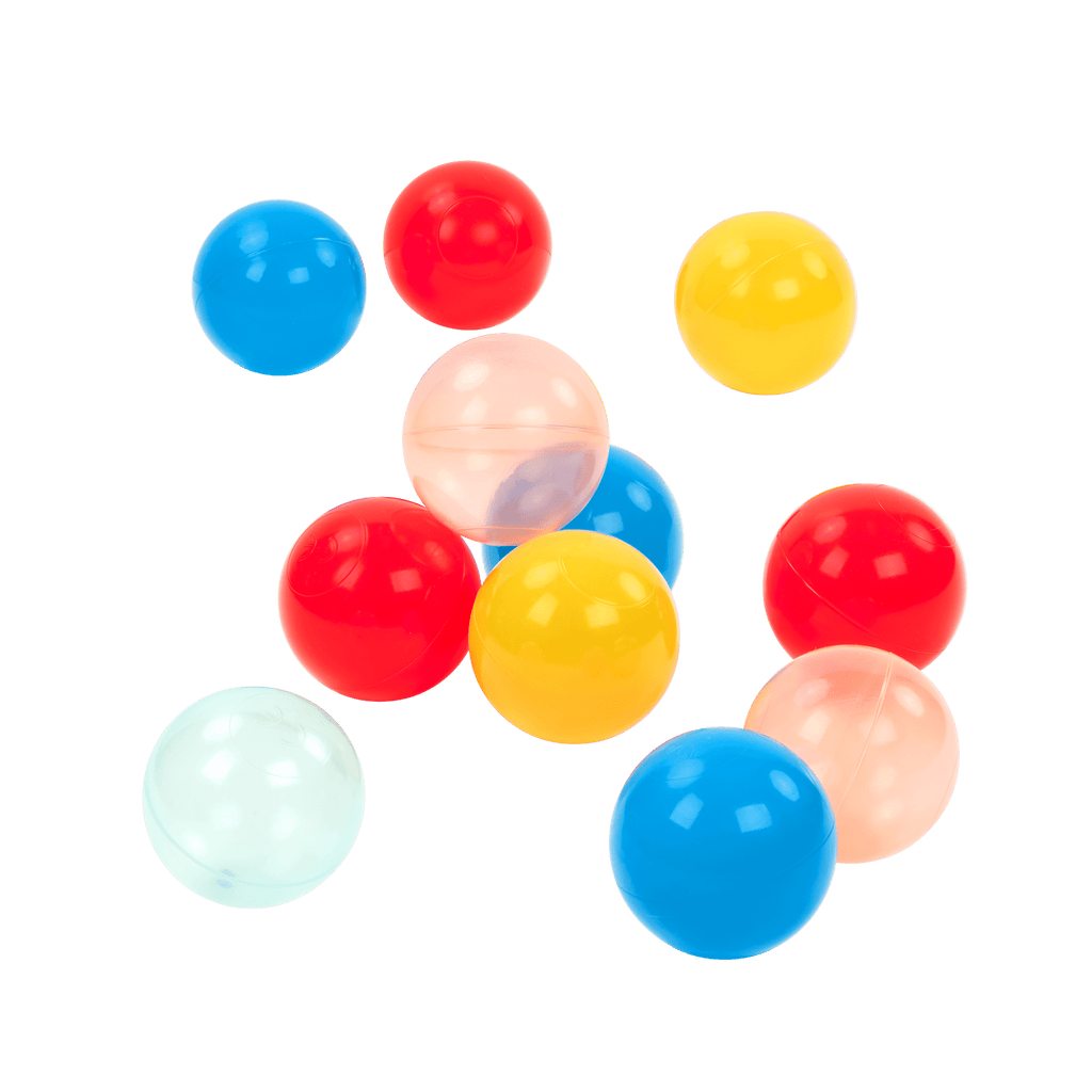 Foam ball pit with balls inside