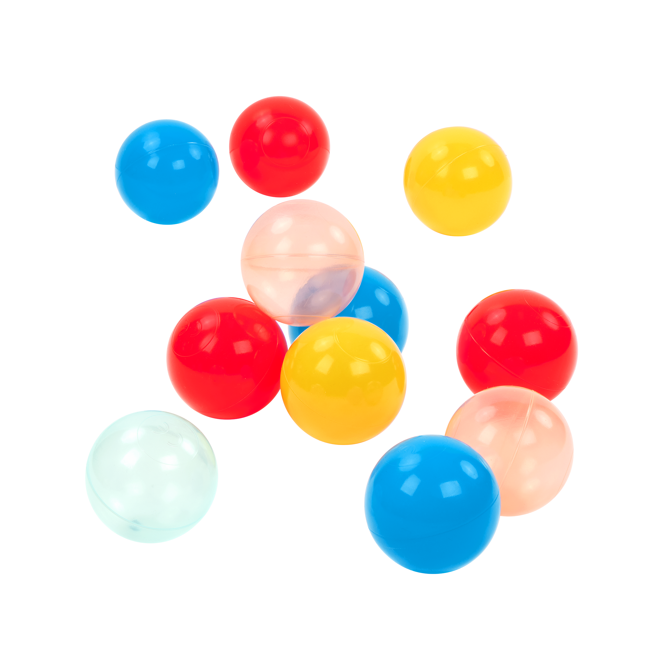 Foam ball pit with balls inside