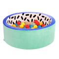 Foam ball pit with balls inside