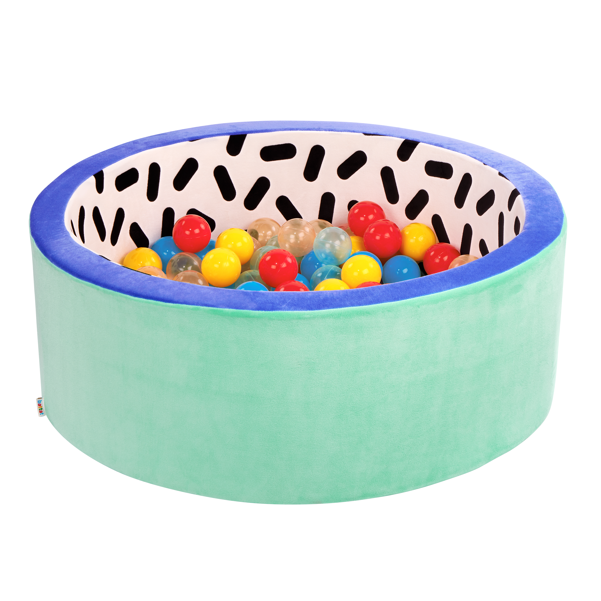 Foam ball pit with balls inside