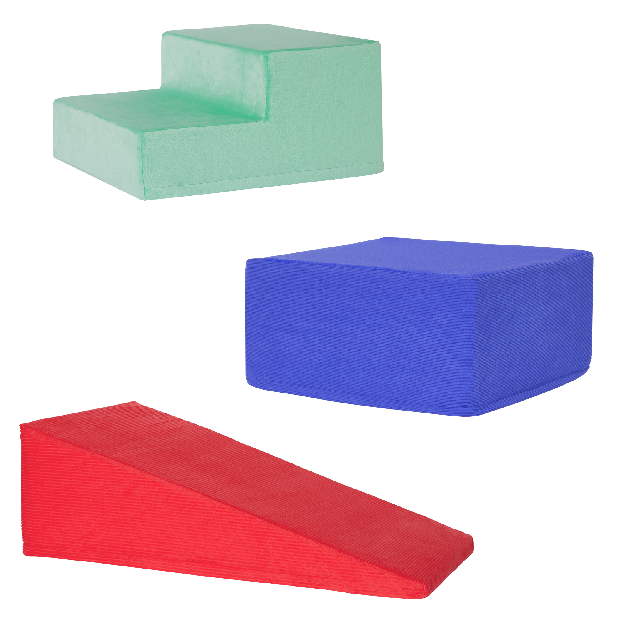Three pieces of foam shape set