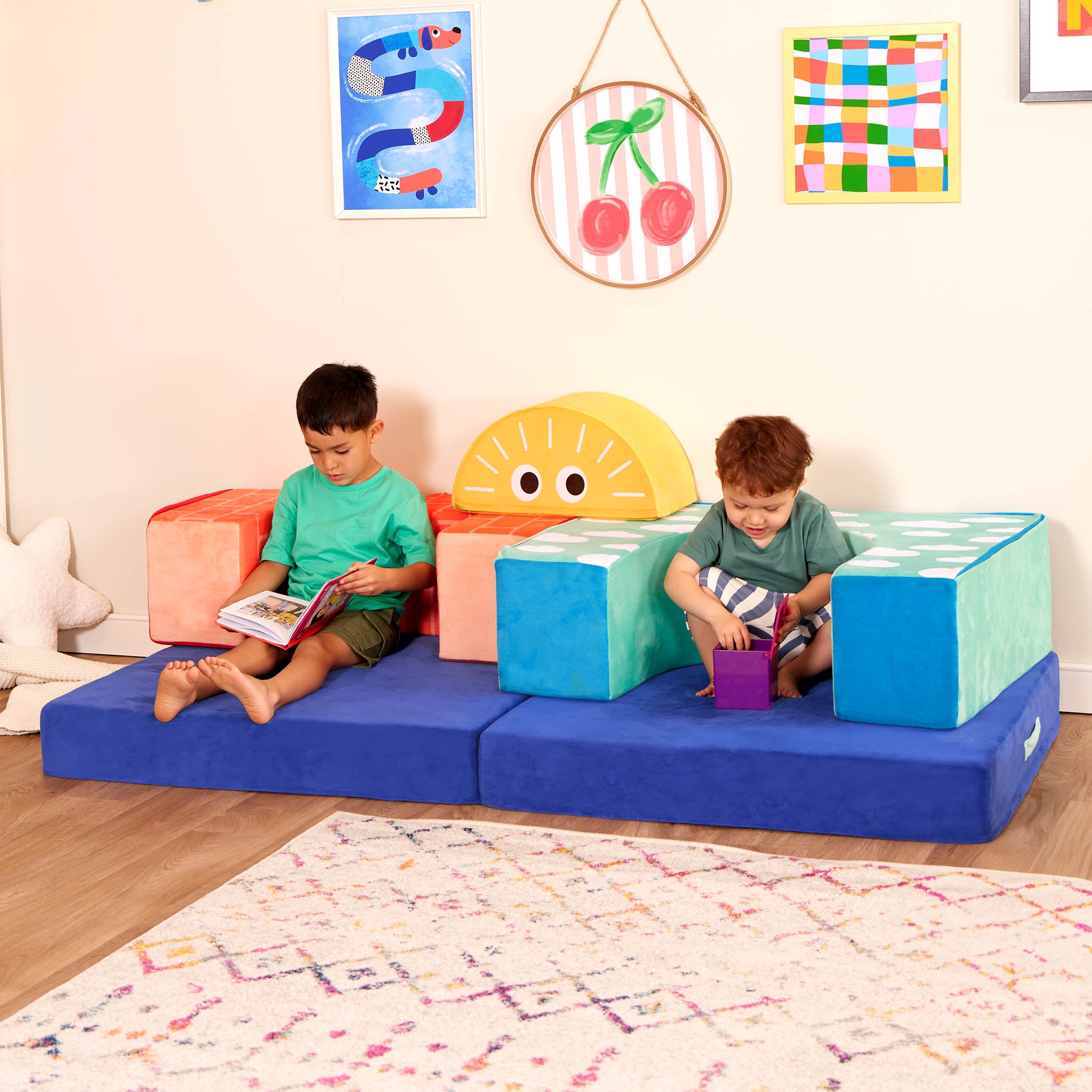 Foam fort building set