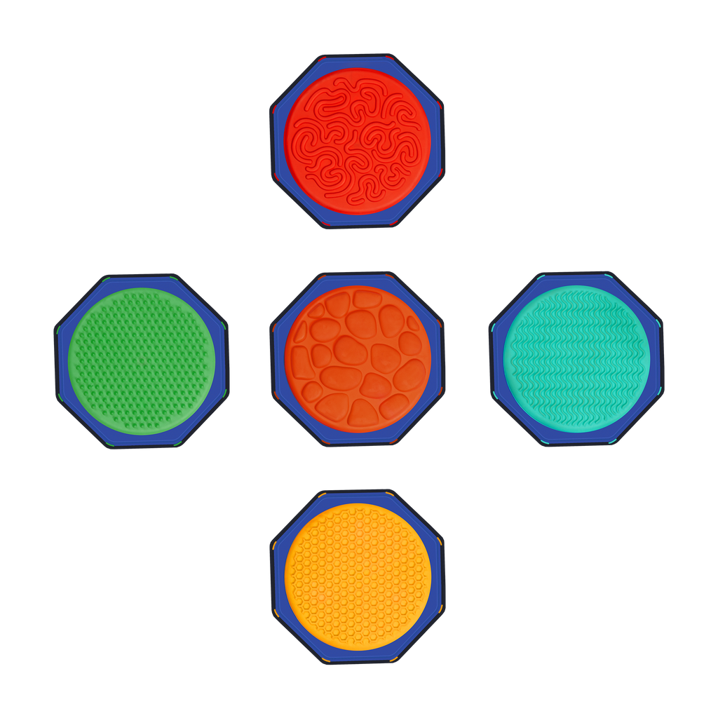 Plastic balancing beams and step stones