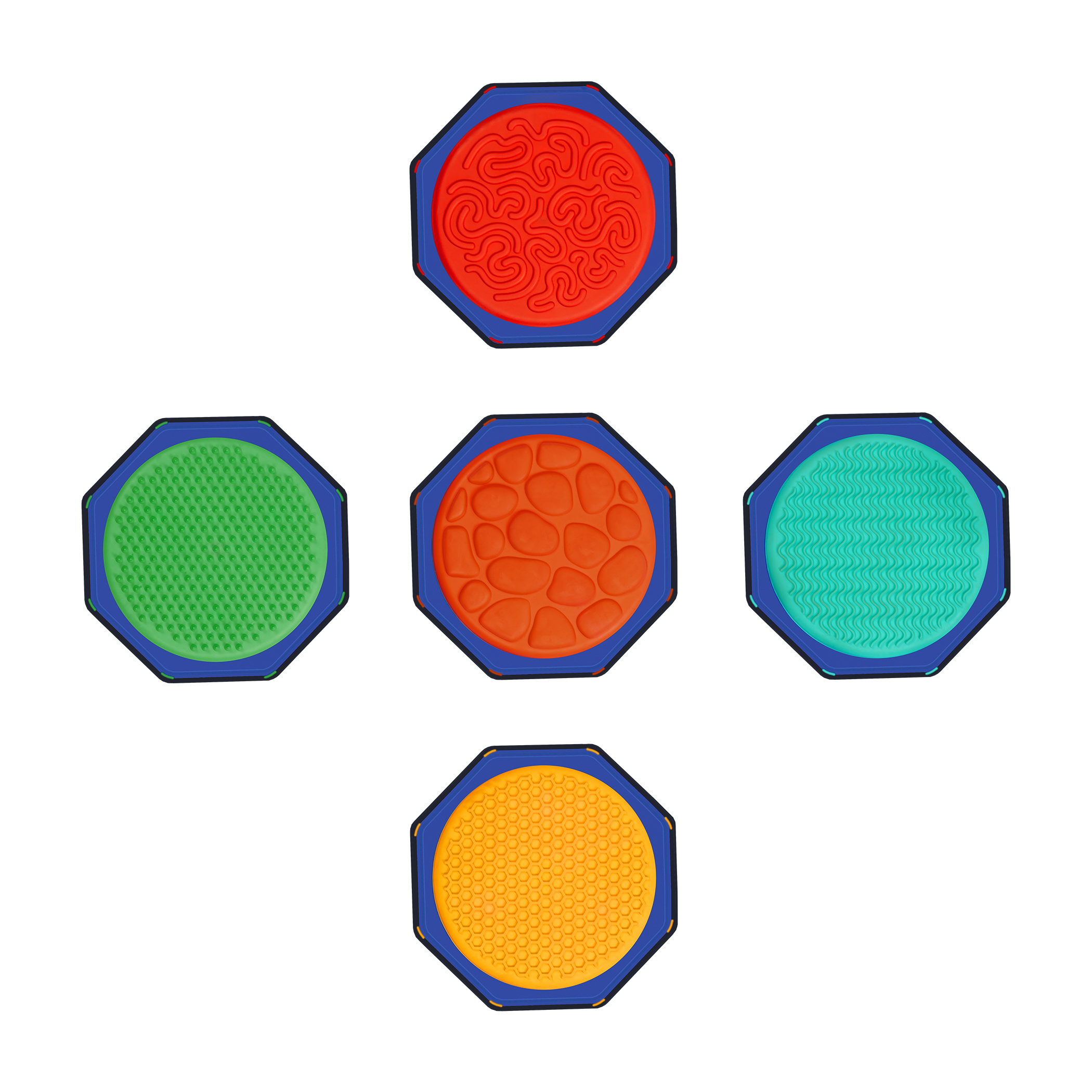 Plastic balancing beams and step stones