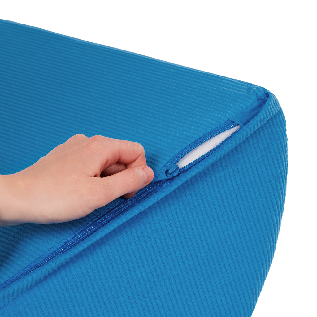 3 foam shapes piled up