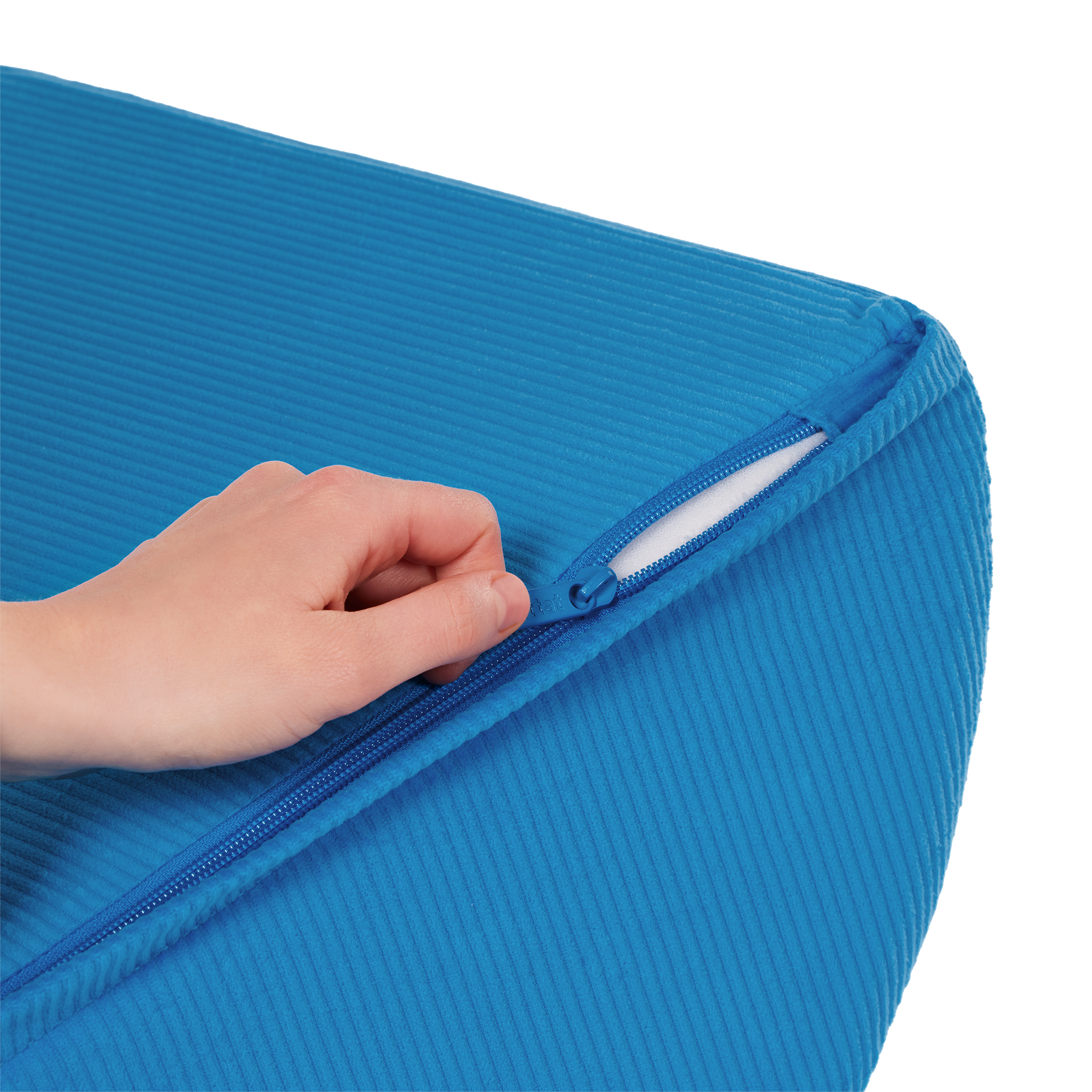 3 foam shapes piled up