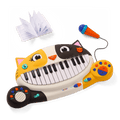 Meowsic keyboard with microphone and manual