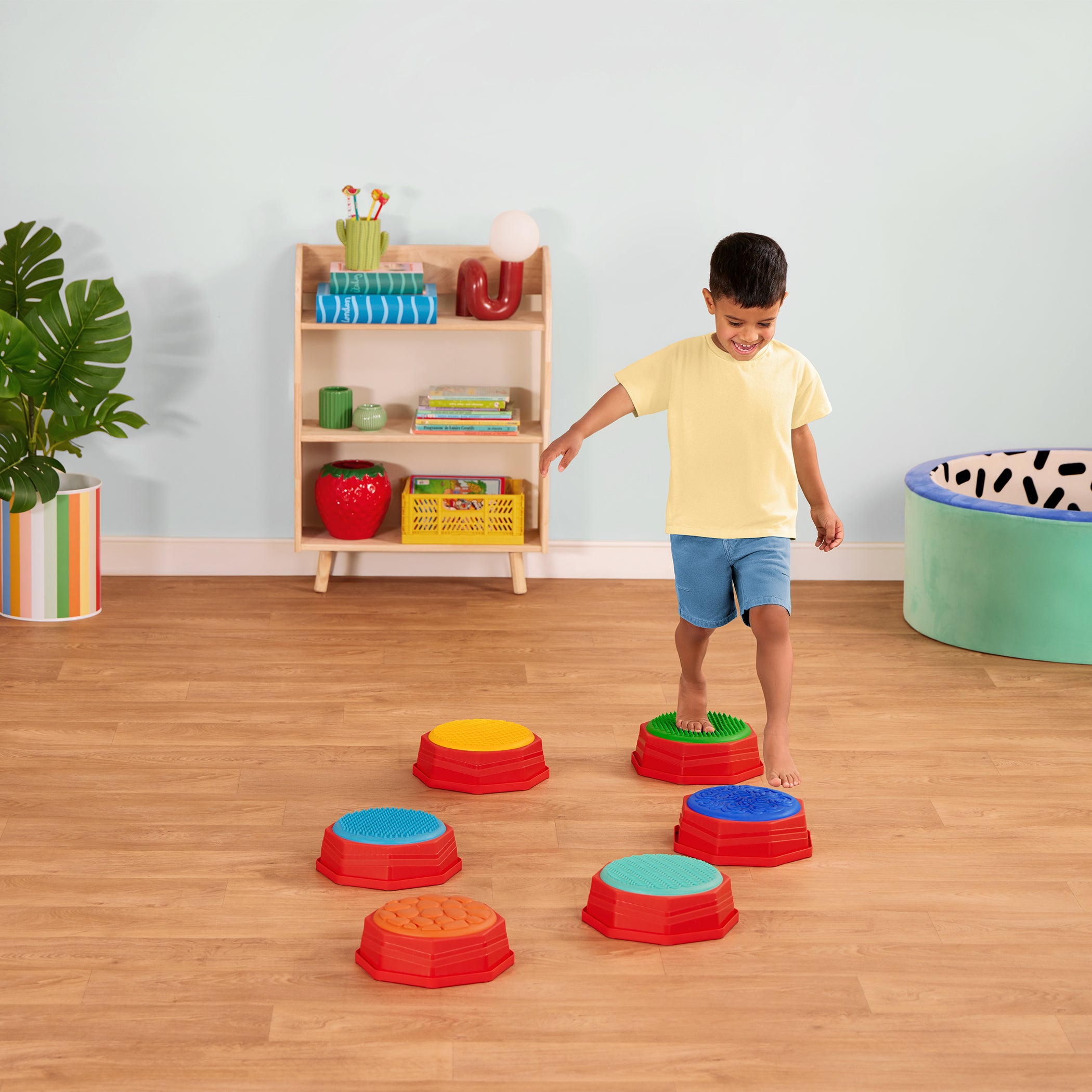 Stepping stones for balance play