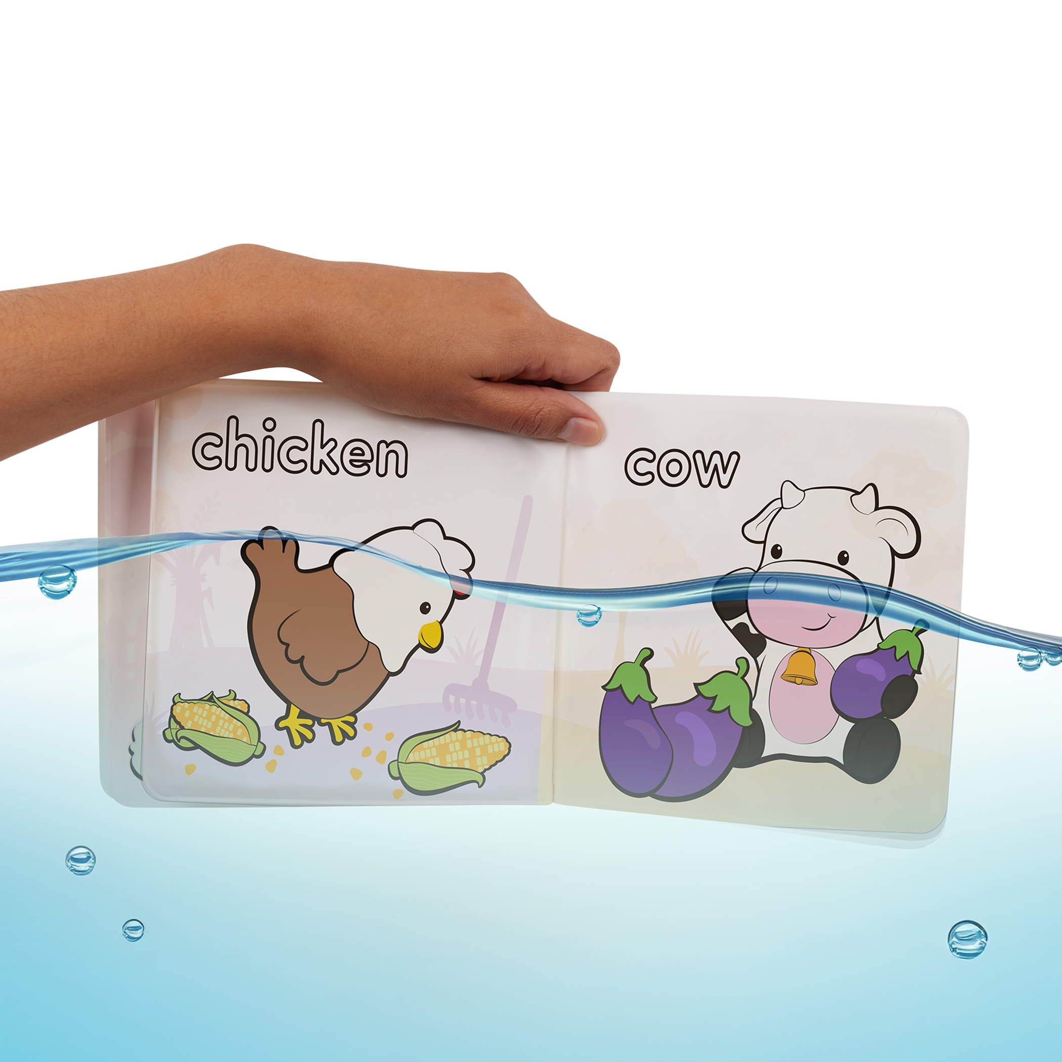 Finger puppets and bath for babies