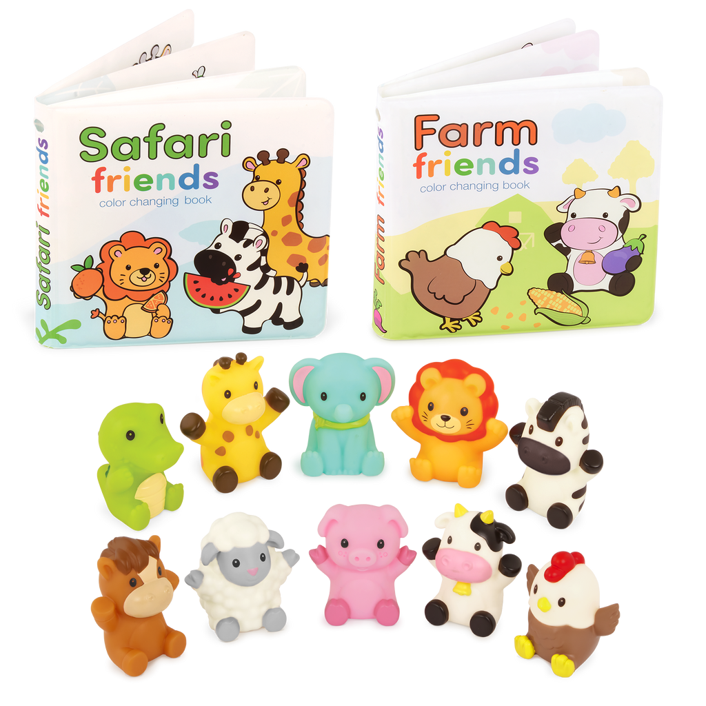 Finger puppets and bath for babies