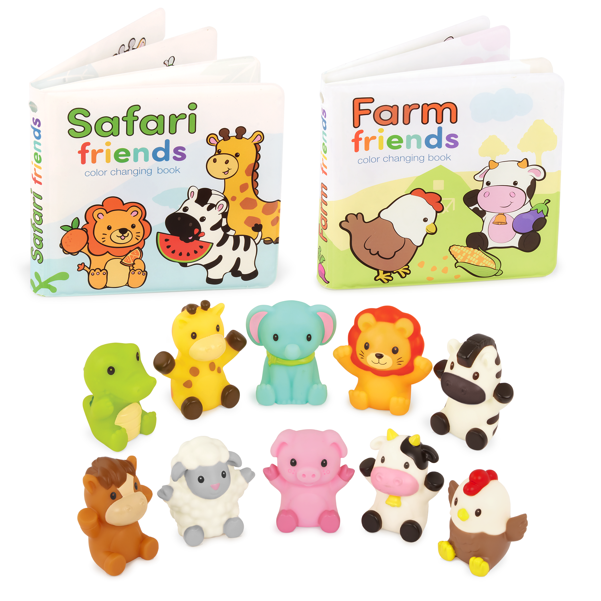 Finger puppets and bath for babies