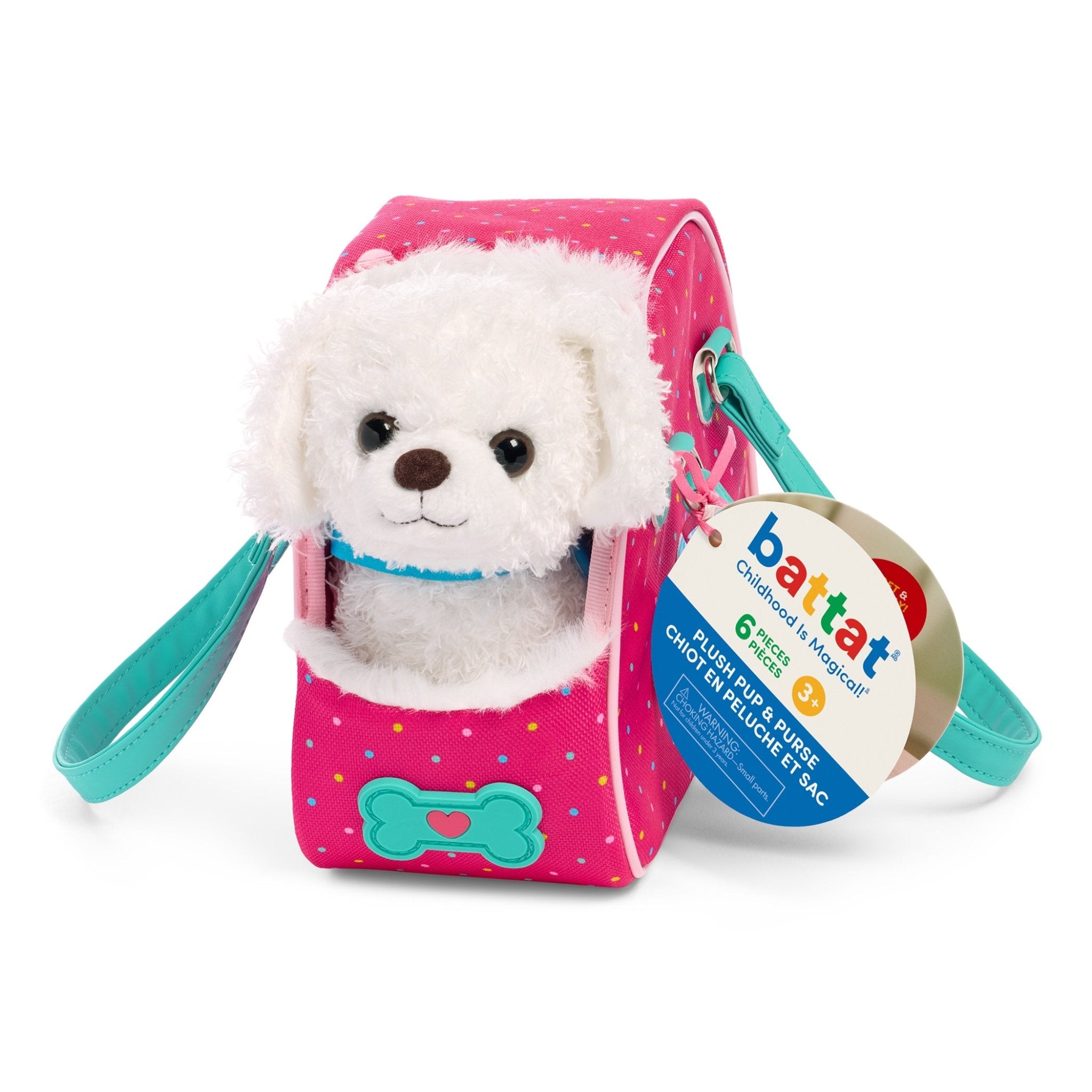Plush Pup & Purse