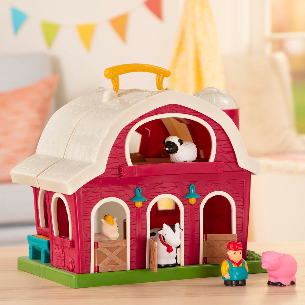 A re toy barn for kids that opens up for more fun!