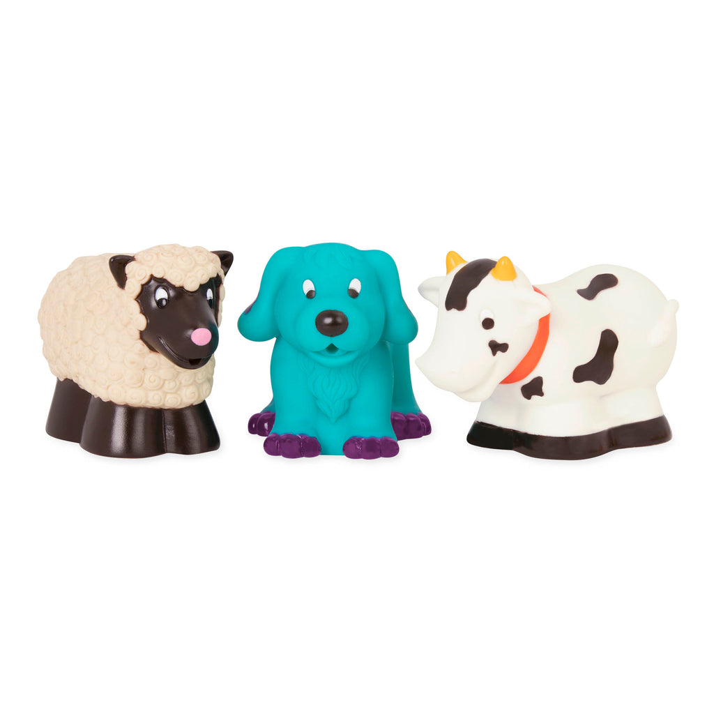 9 friendly bath buddies water squirt toys