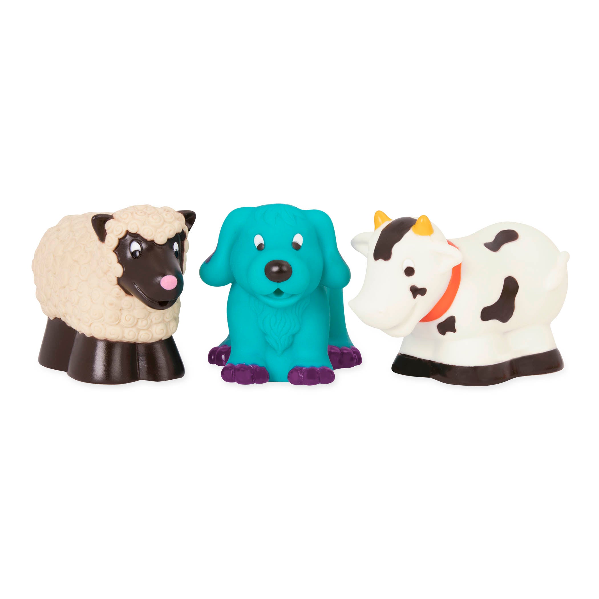 9 friendly bath buddies water squirt toys